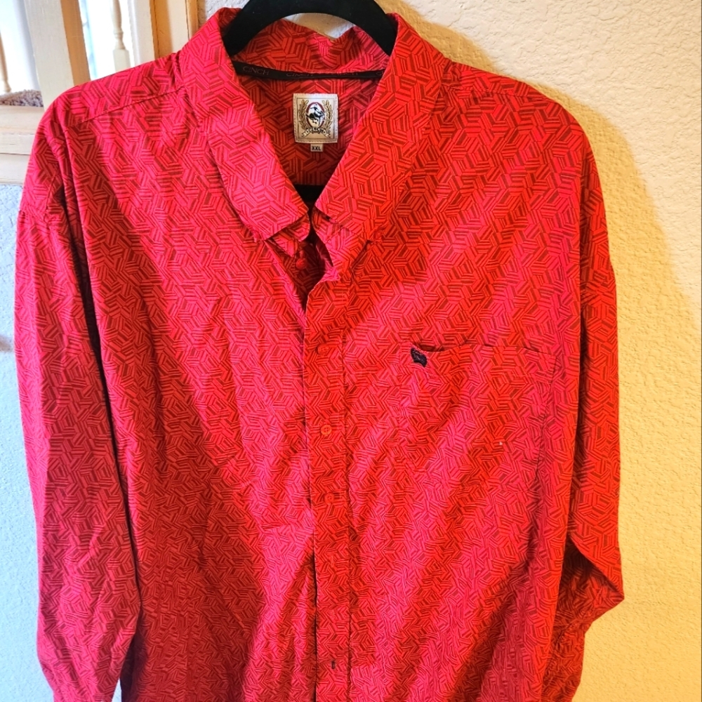 Cinch long sleeve button up